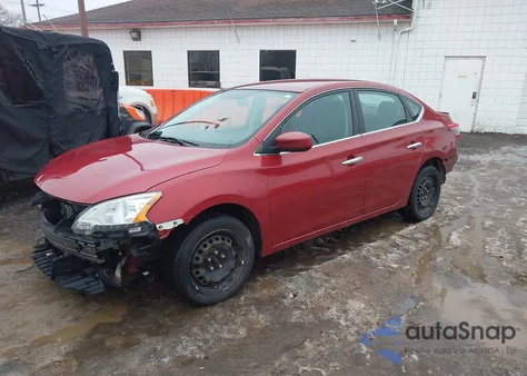 2015 Nissan Sentra Fe+ S/S/Sl/Sr/Sv from USA, damaged, VIN 3N1AB7AP0FL668169